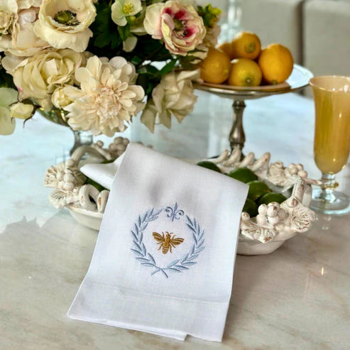 Crown Linen Designs Bee Linen Towel