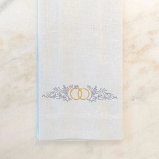 Unity Rings Linen Towel