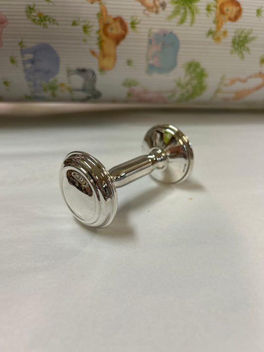Dumbell Sterling Rattle