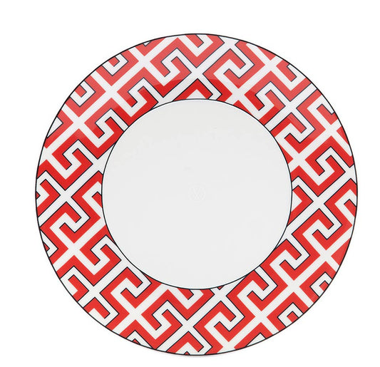 Royal Palace Cosmopolitan Red Dinner Plate