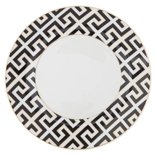 Royal Palace Cosmopolitan Black Dinner Plate