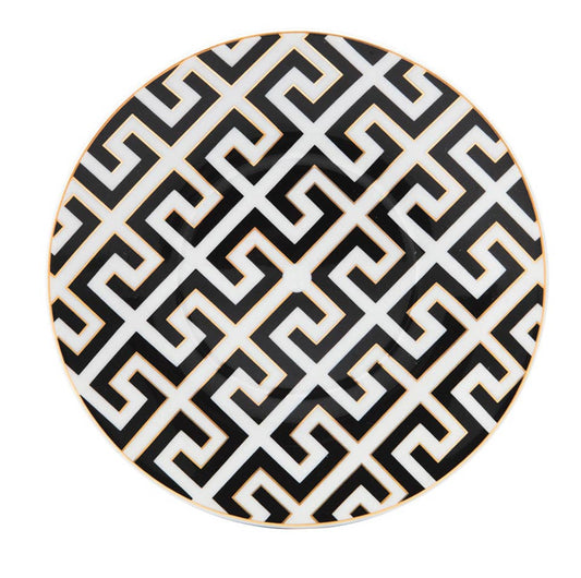 Royal Palace Cosmopolitan Black Bread & Butter Plate