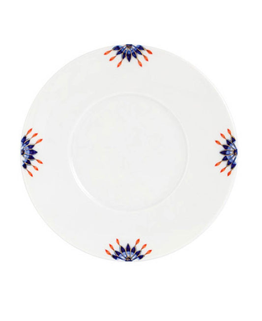 Noble Blue Red/Gold Saucer