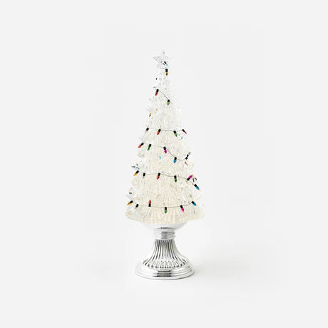 Swirly Glitter Tree with Light String