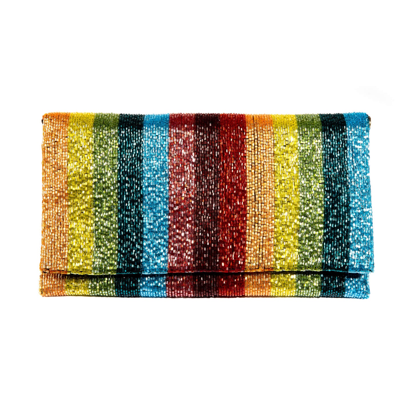 Rainbow Roxy Beaded Bag