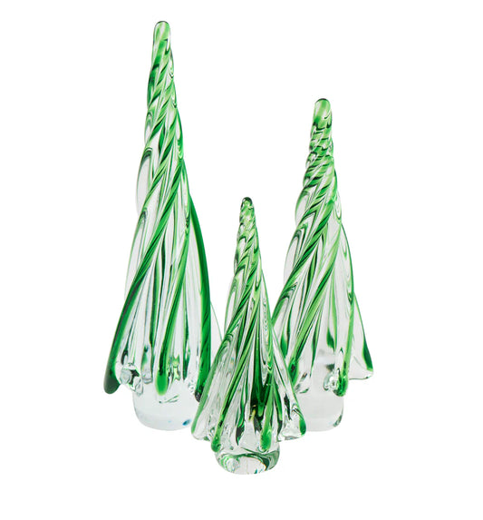 Holiday Glass Trees