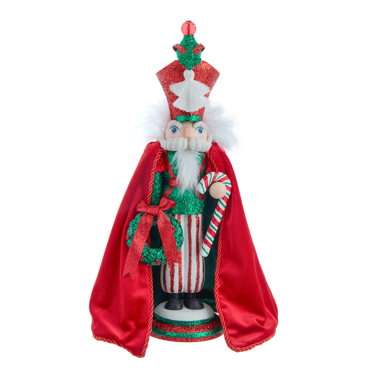 16" Hollywood Nutcrackers™ Candy Cane Soldier Nutcracker