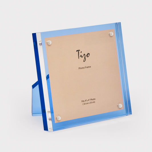 Lucite Frame with Colored Back