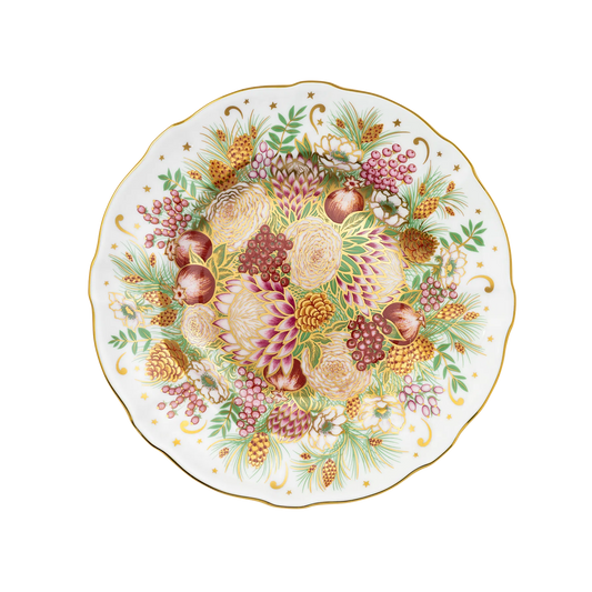 Holiday Bouquet Accent Plate
