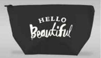 Hello Beautiful Cosmetic Bag