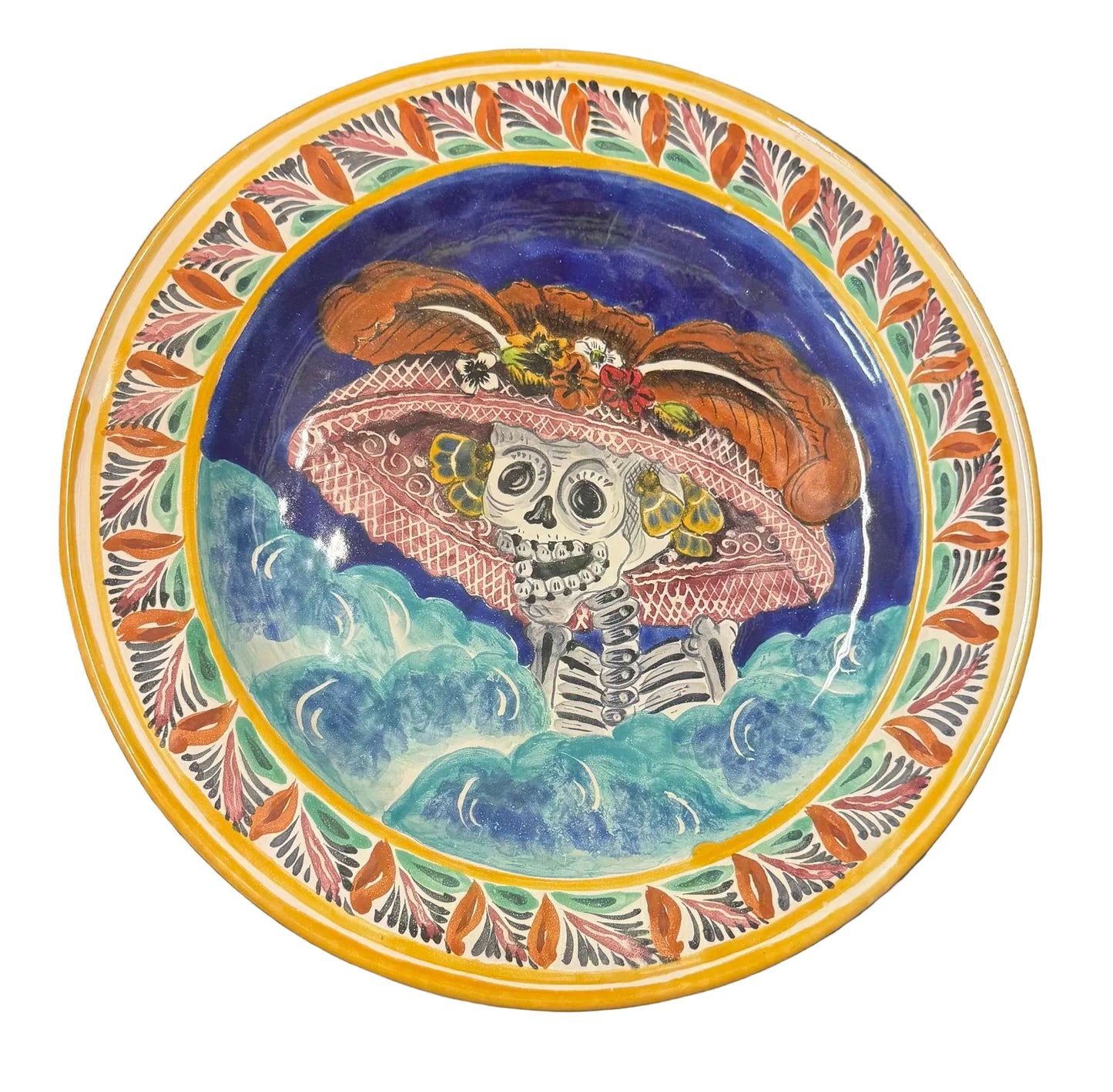 Catrina with Hat Plate