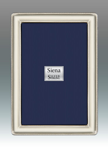 Fine Braid Border Sterling Silver Frame