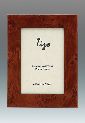 Wide Burl Italian Wood Frame