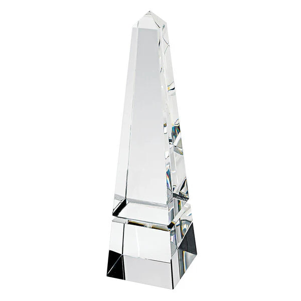 Elegant Hand Crafted Crystal Obelisks