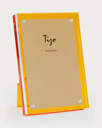 Lucite Frame with Colored Back