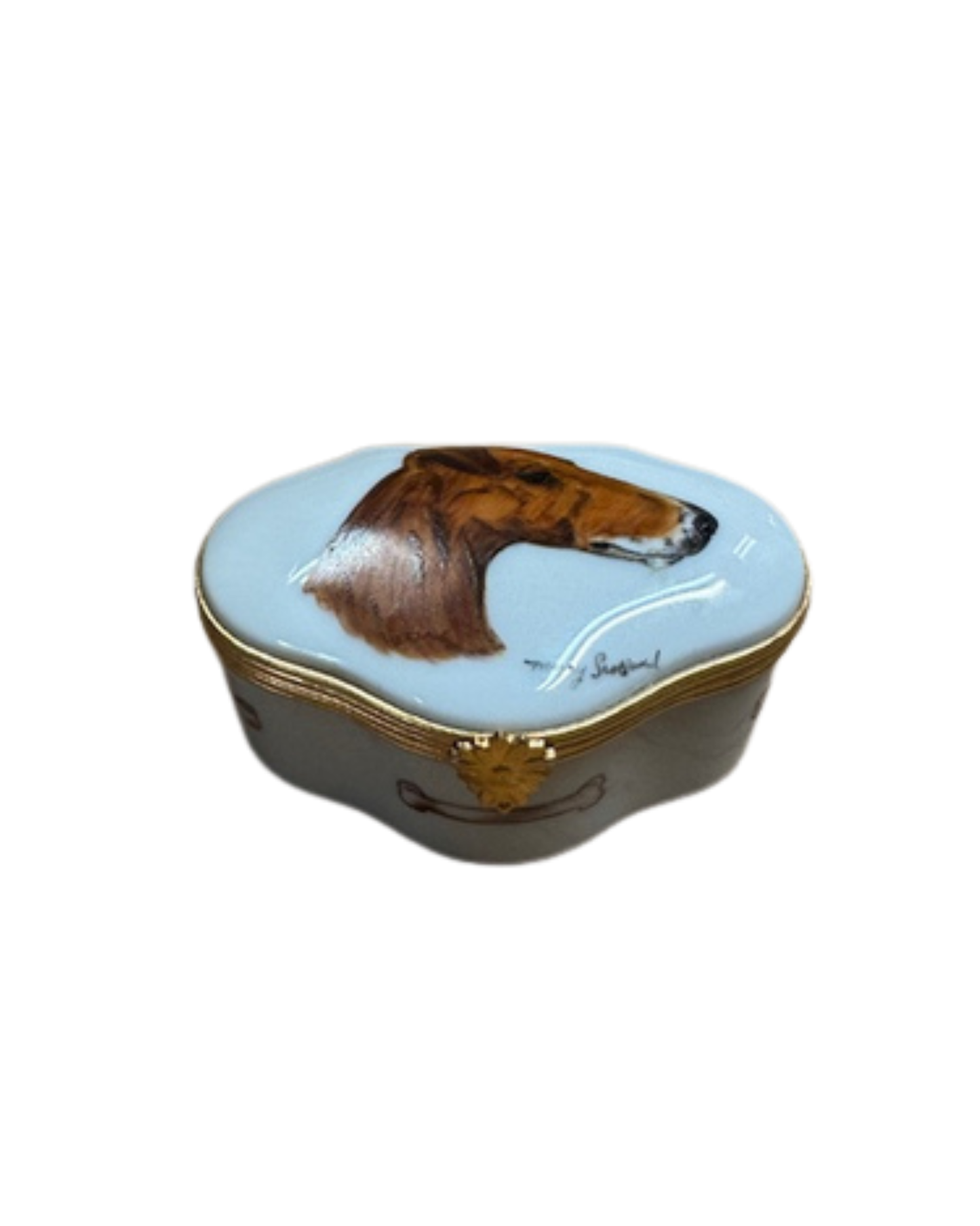 Scotland’s Yard Studio Dog Limoges Box