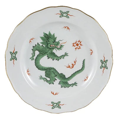 Ming Dragon Green Dessert Plate
