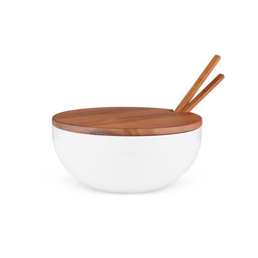 Duets Salad Bowl with Lid & Servers