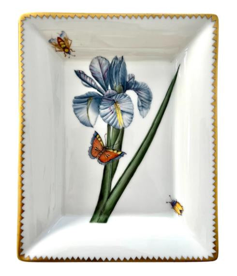 Blue Iris Flower Vide Poche