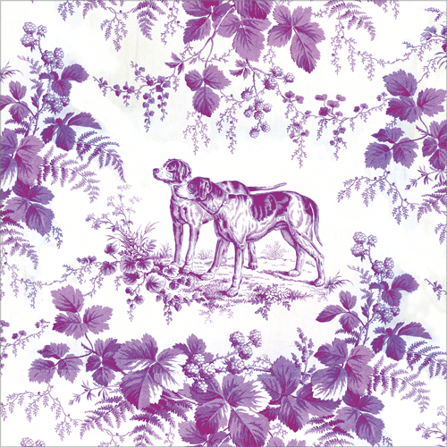 Hunting Toile Napkin