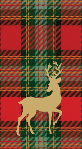 Reindeer Tartan Napkins