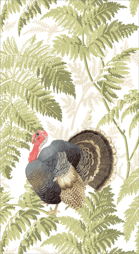 Turkey Among Ferns Napkins