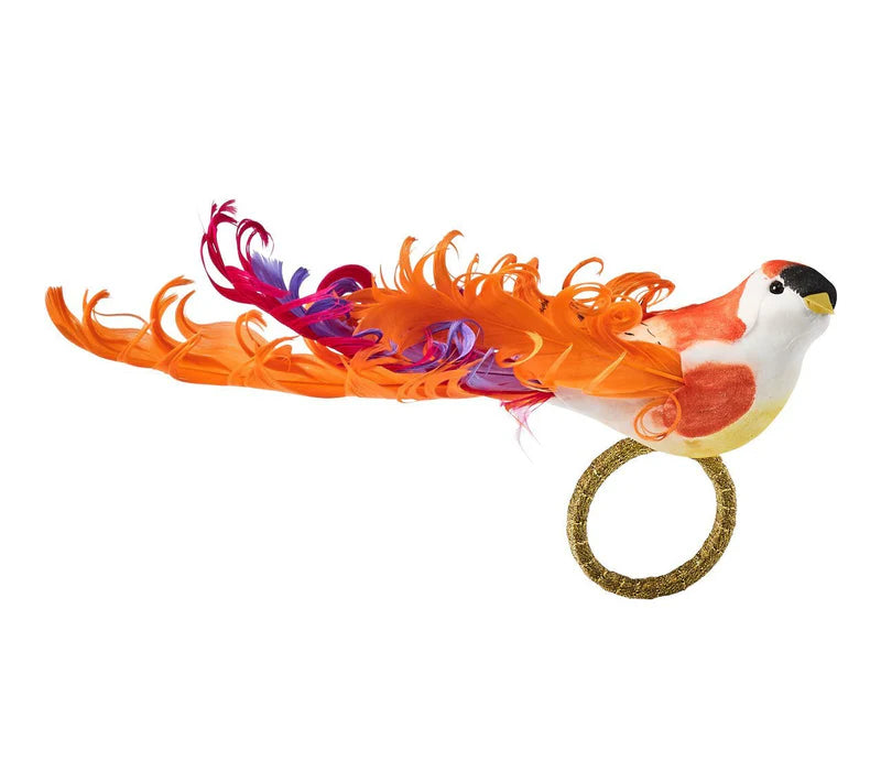 Chirp Napkin Ring in Pink & Orange