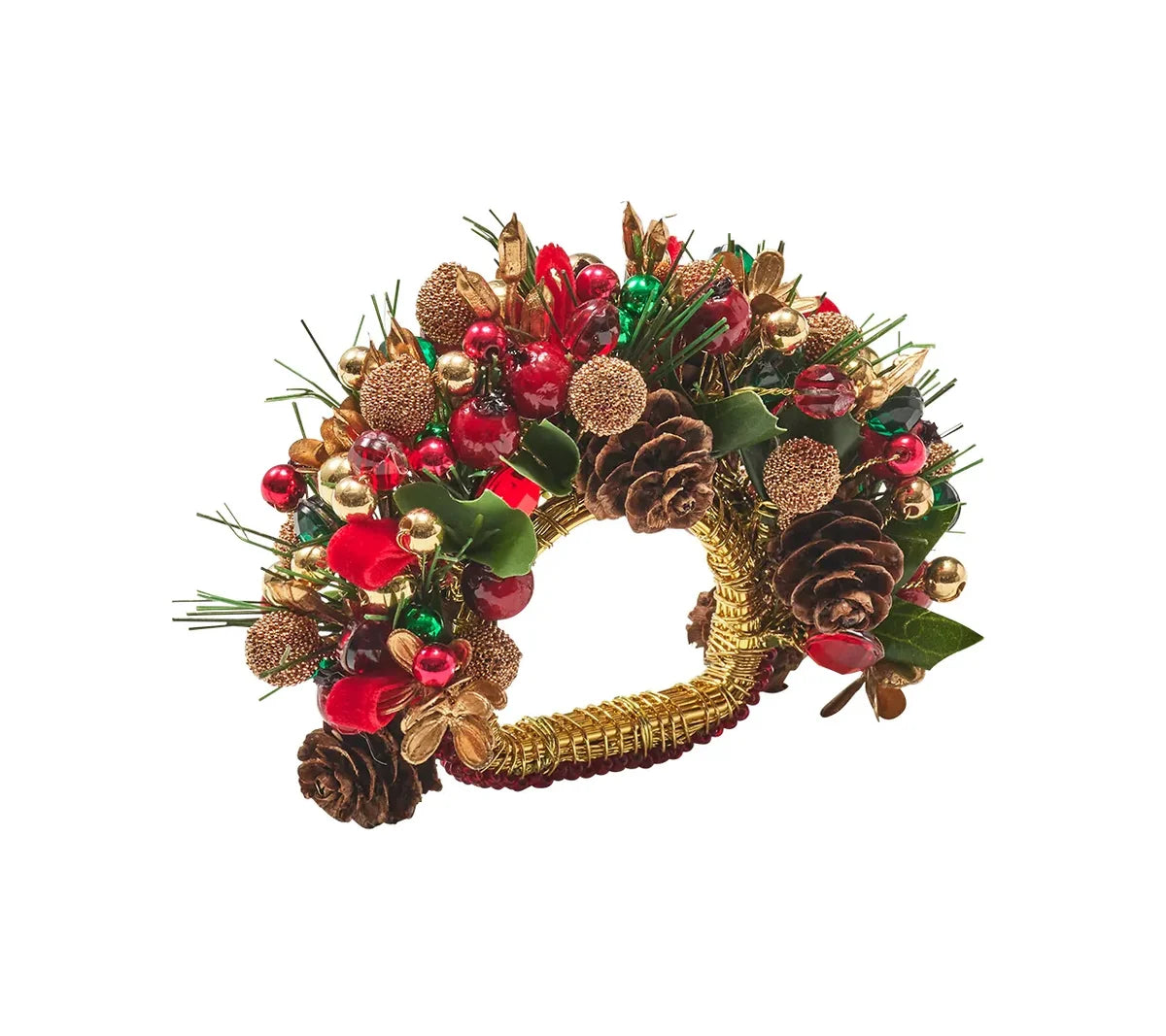 Tinsel Napkin Ring, Set of 4