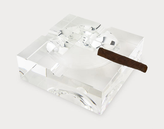 Crystal Glass Ashtray