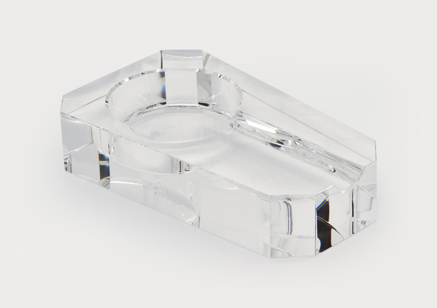 Crystal Glass Ashtray