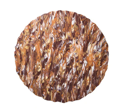 Marbled Placemat in Cranberry & Orange 70% OFF