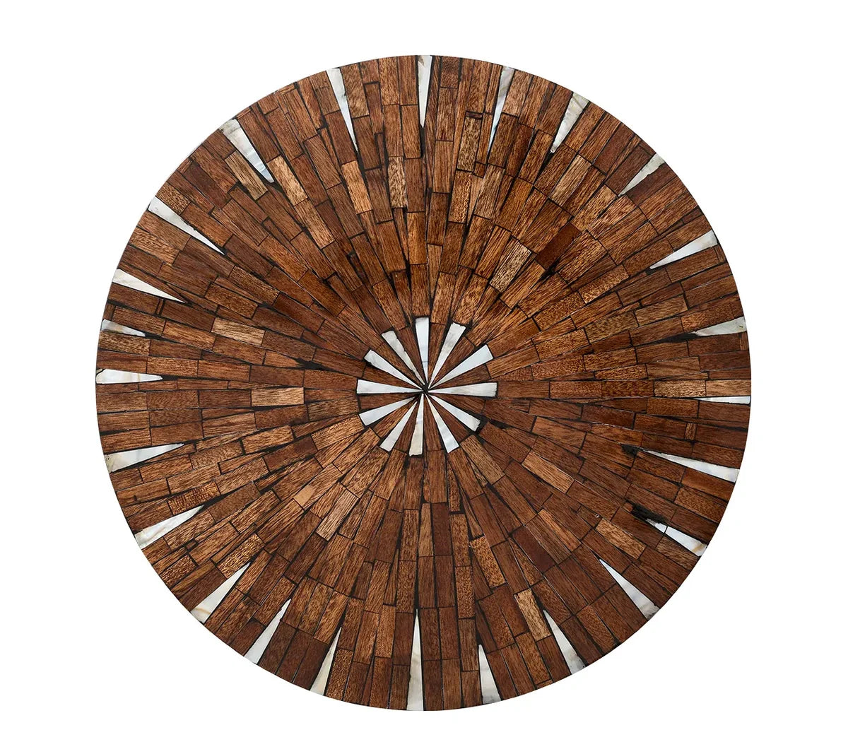 Halo Placemat in Brown & White, Set of 4