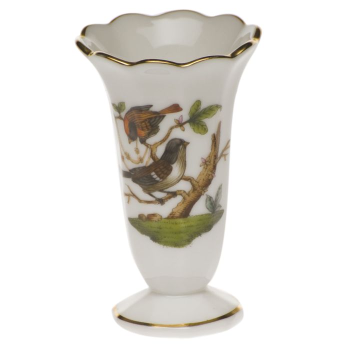 Scalloped Bud Vase