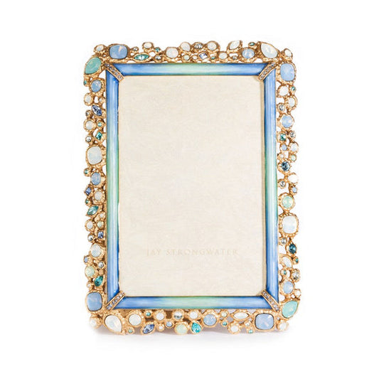 Emery Bejeweled 4" x 6" Frame - Coastal