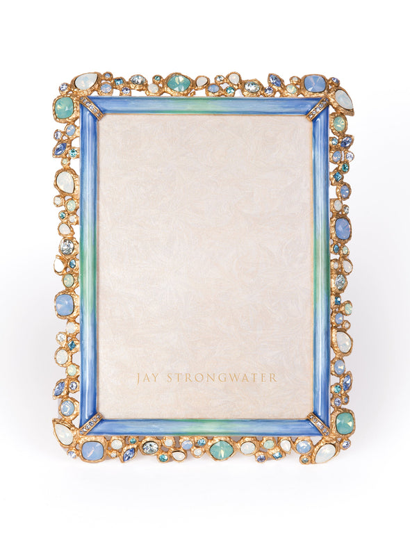 Leslie Bejeweled 5" x 7" Frame - Coastal