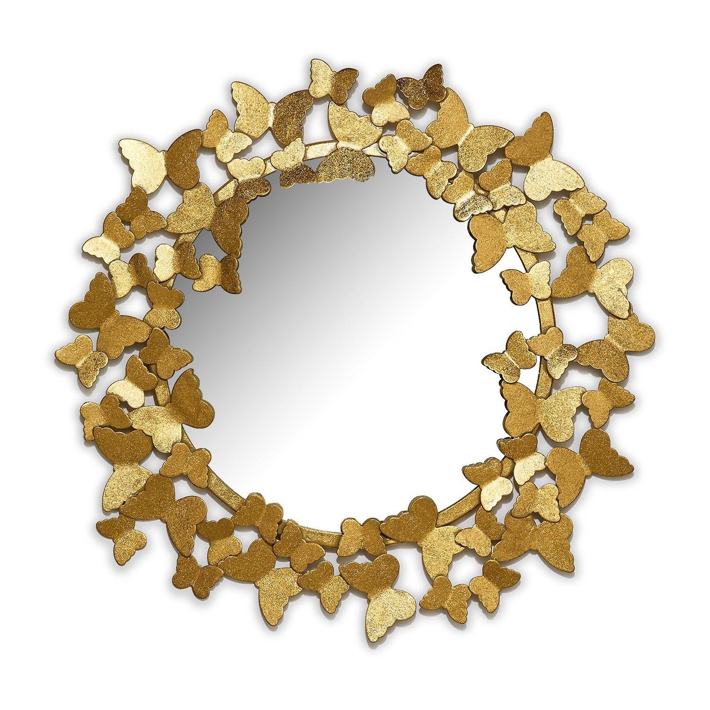 Golden Butterfly Galore Wall Mirror