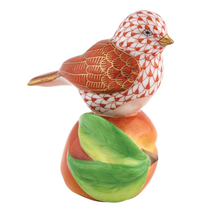 Bird on Peach