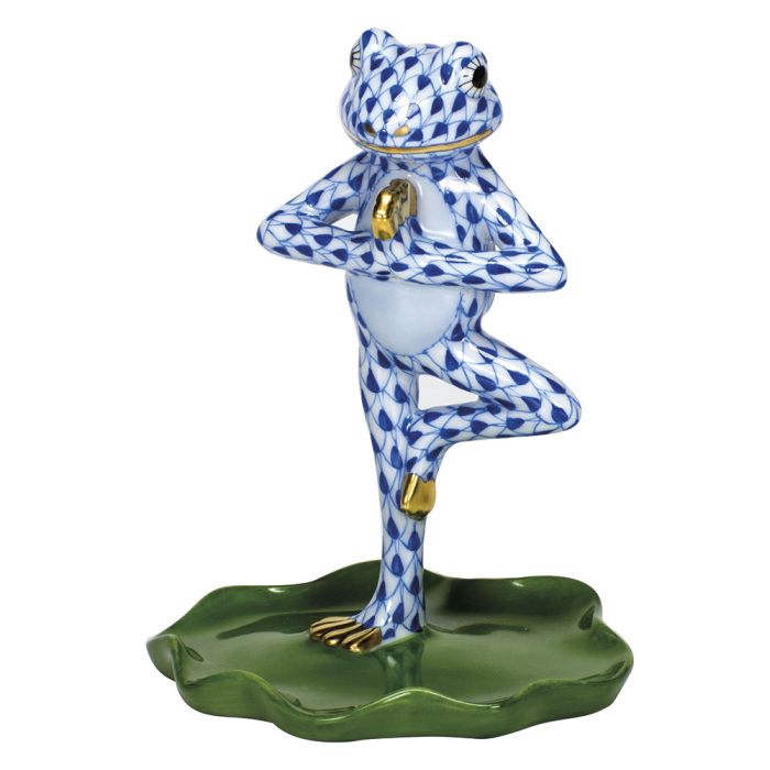 Yoga Frog in Tree Pose
