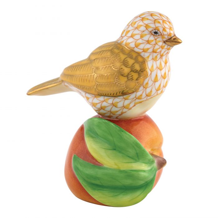 Bird on Peach