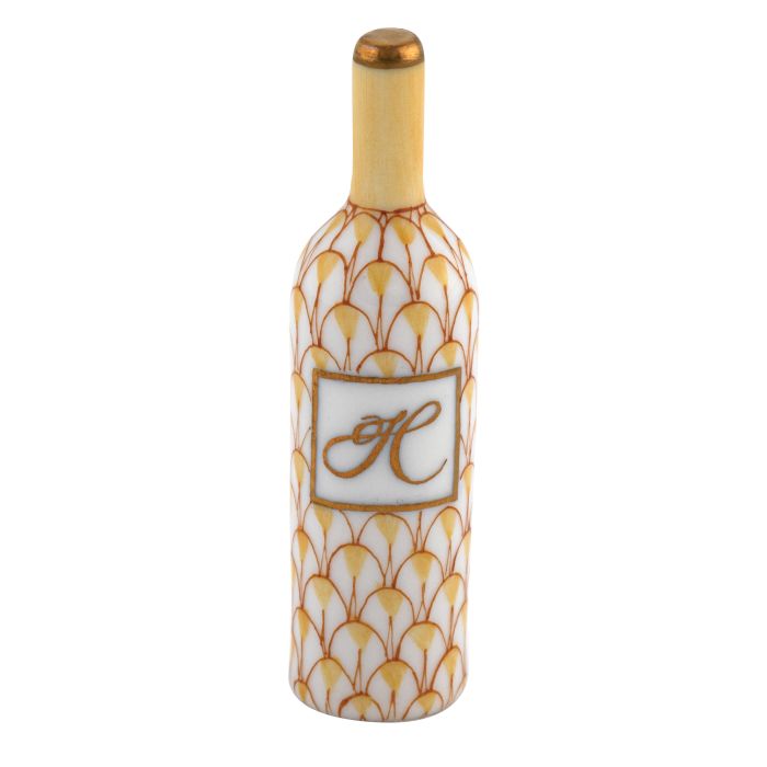Herend Wine Bottle Figurine