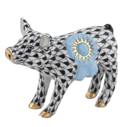 Blue Ribbon Pig
