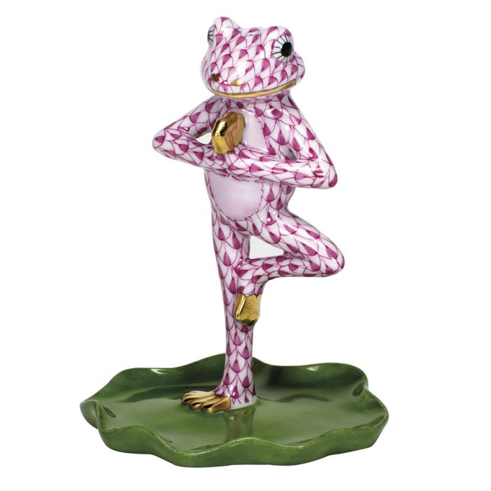 Yoga Frog in Tree Pose
