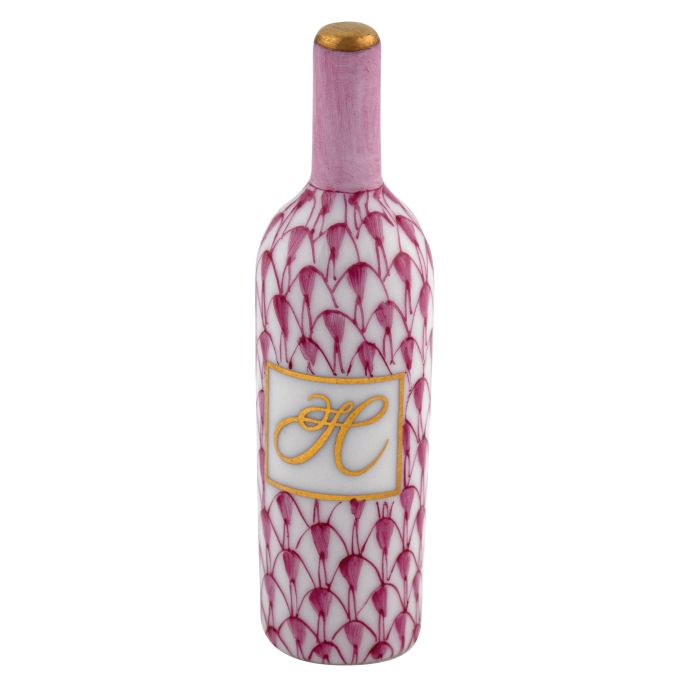 Herend Wine Bottle Figurine