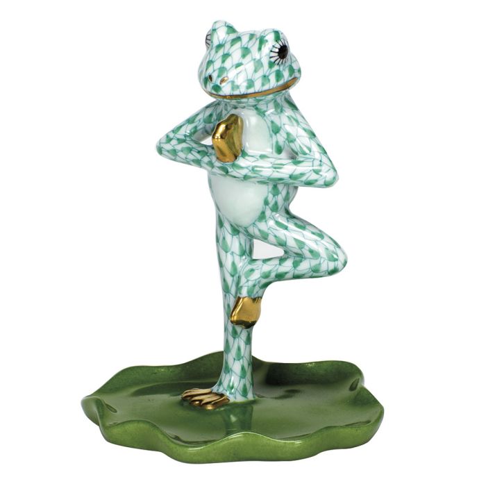 Yoga Frog in Tree Pose