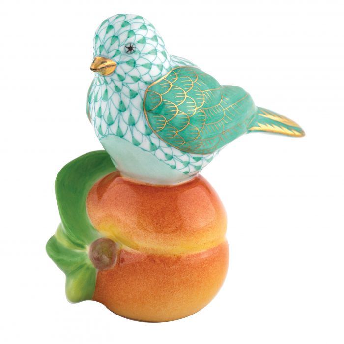 Bird on Peach
