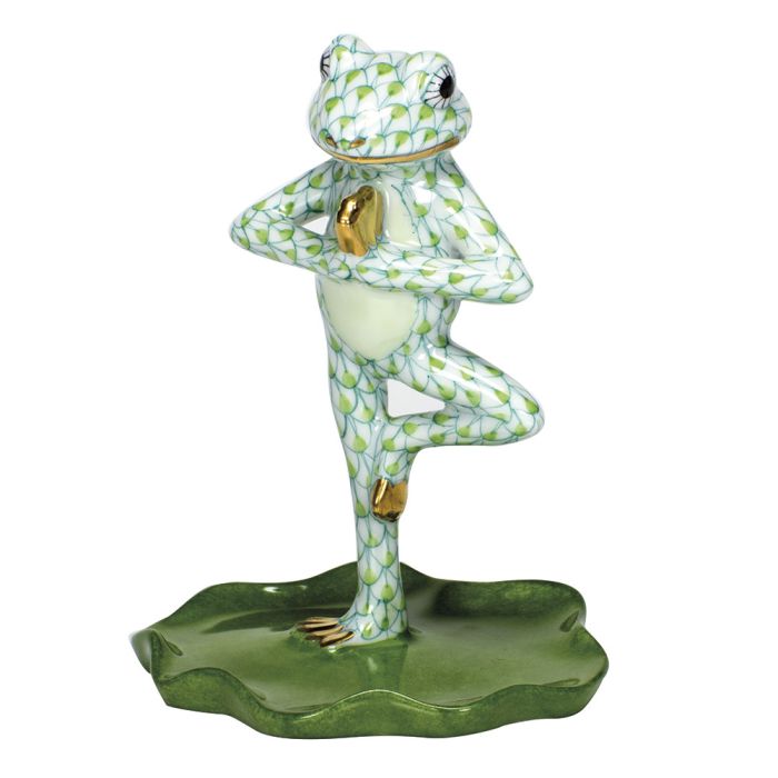 Yoga Frog in Tree Pose