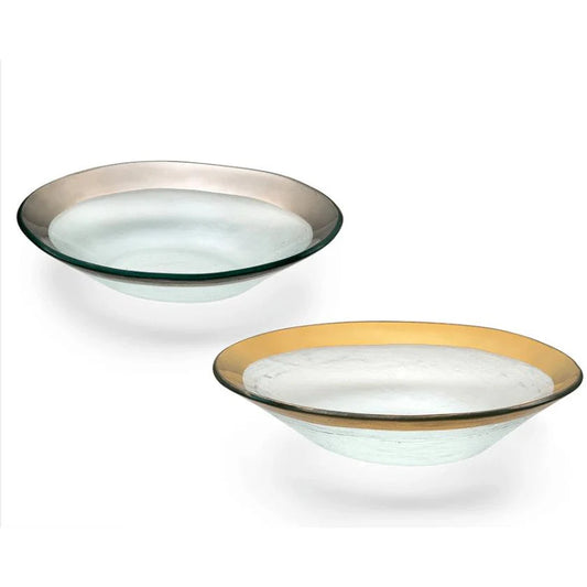 Roman Antique Medium Serving Bowl Gold