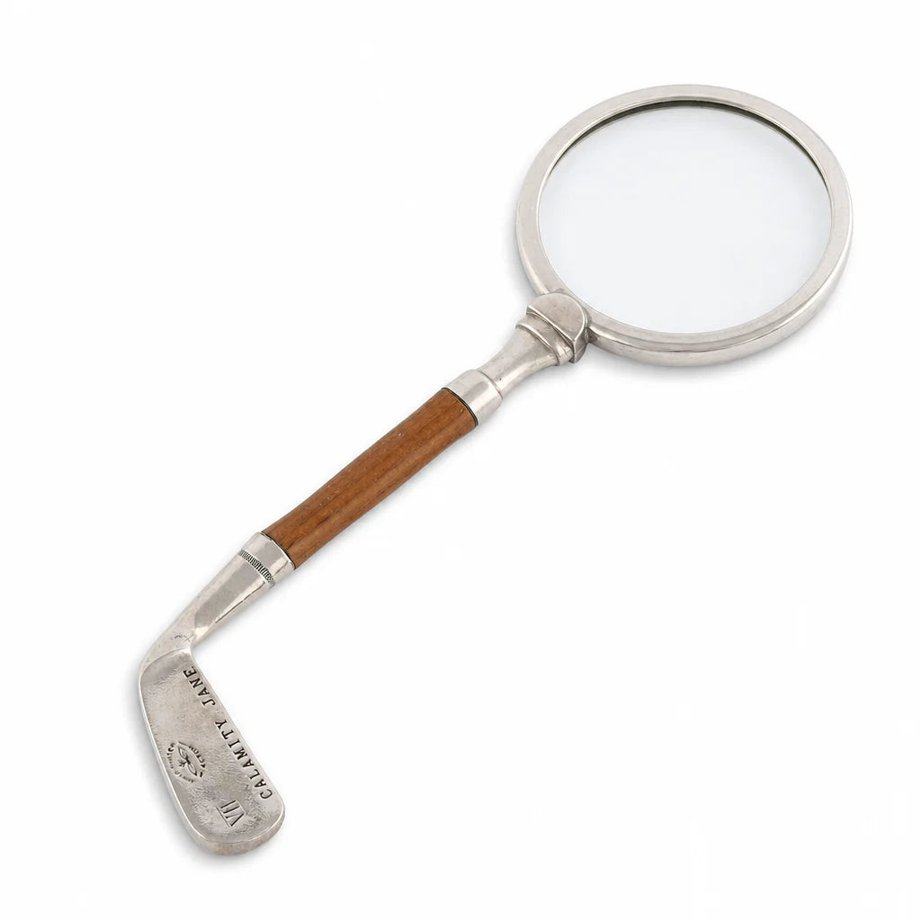 Golf Club Pewter Magnifier: Elegance Meets Function