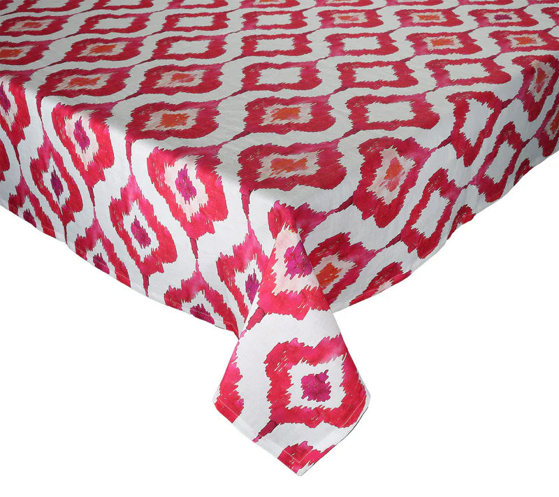 Watercolor Ikat Tablecloth