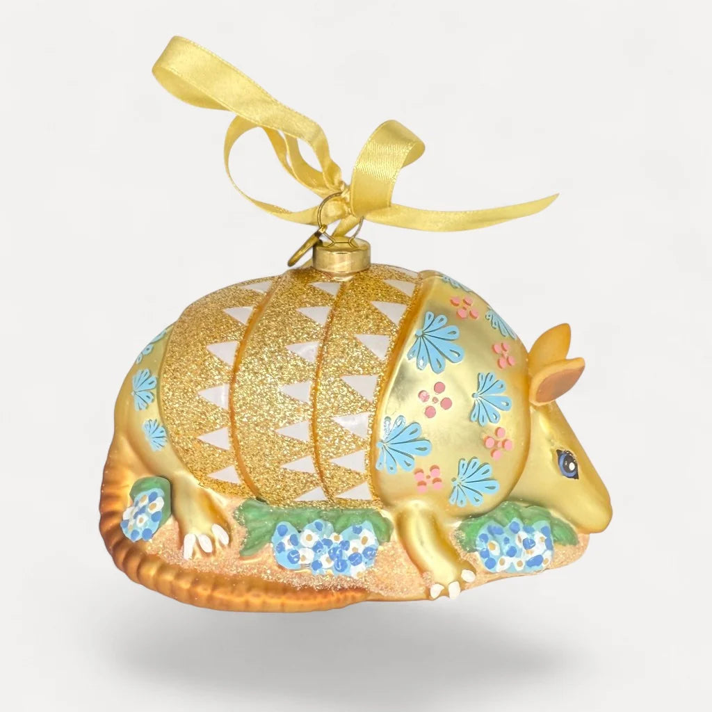 2026 Blown Glass Texas Christmas Ornament